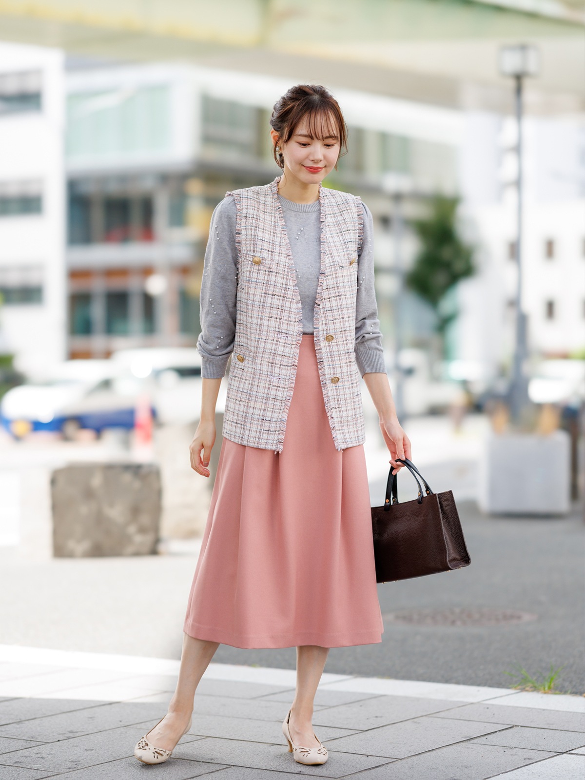 スナイデル ラップタックスカート グレー Amazon.co.jp: [スナイデル] ラップタックスカート SWFS245108