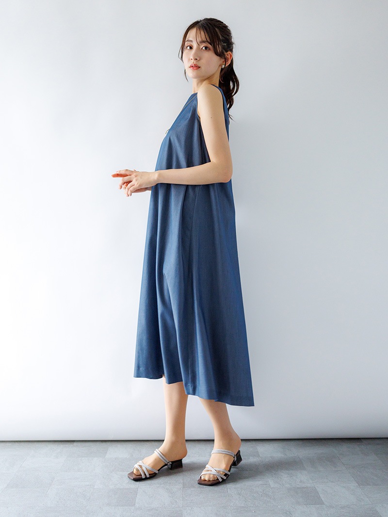 40%OFF】リヨポリノースリーブワンピース｜KarLParkLane Style