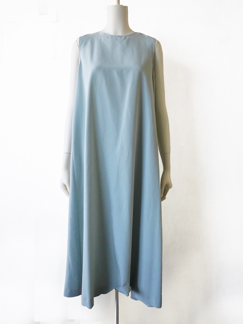 ピケポプリンノースリーブワンピース