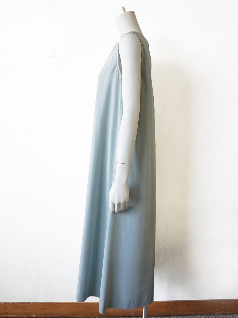 ピケポプリンノースリーブワンピース