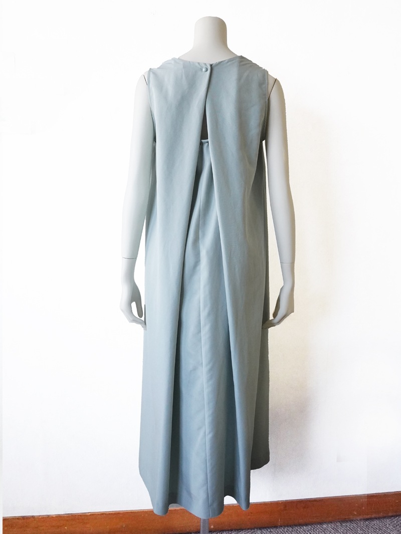 ピケポプリンノースリーブワンピース