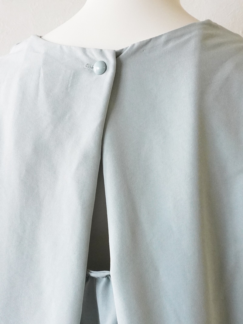 ピケポプリンノースリーブワンピース