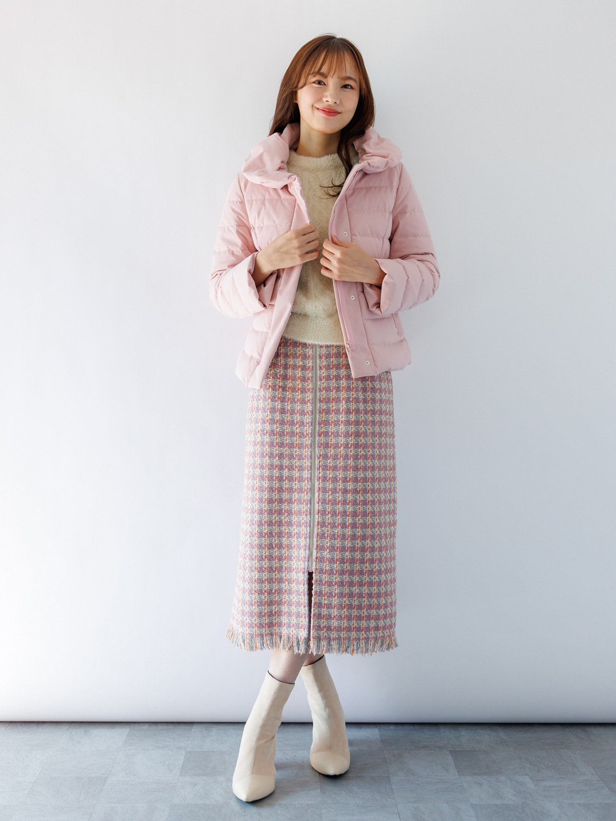 綾ストレッチ ショートダウン