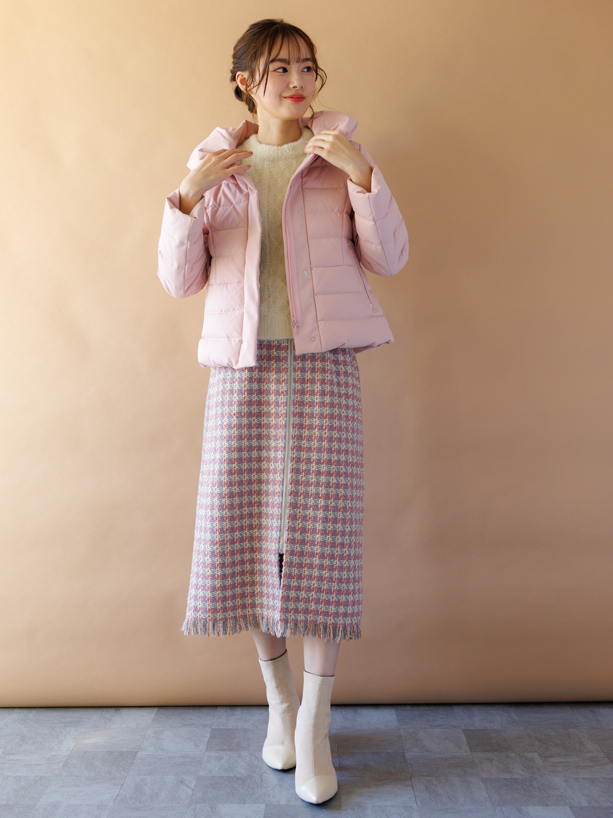 綾ストレッチ ショートダウン