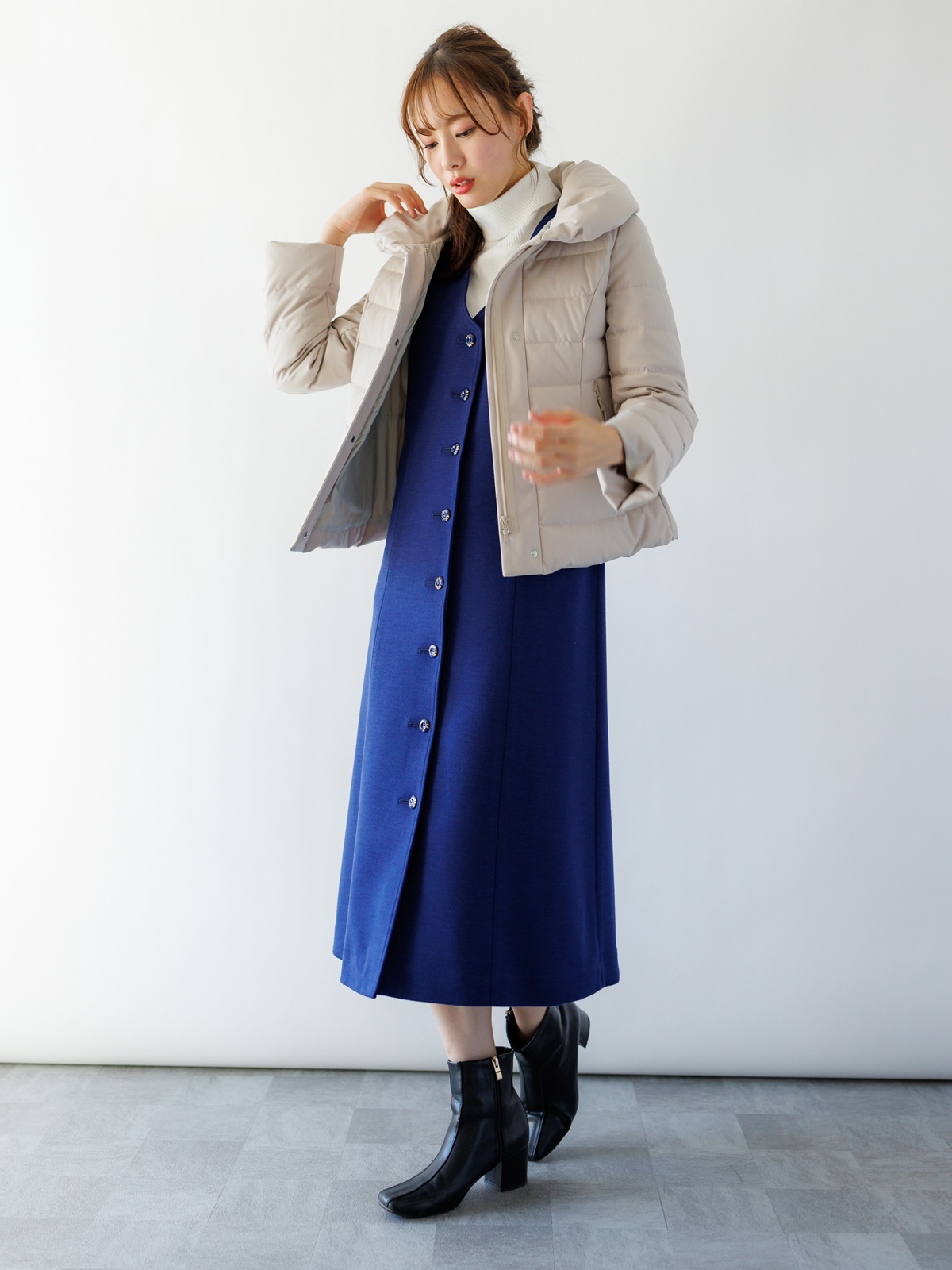 綾ストレッチ ショートダウン