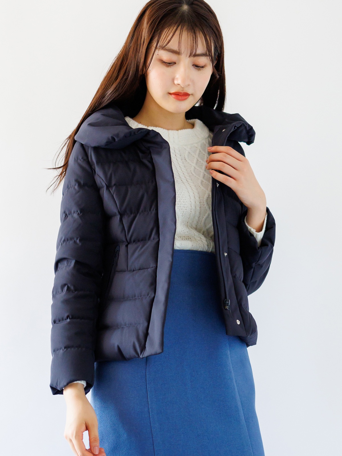 綾ストレッチ ショートダウン