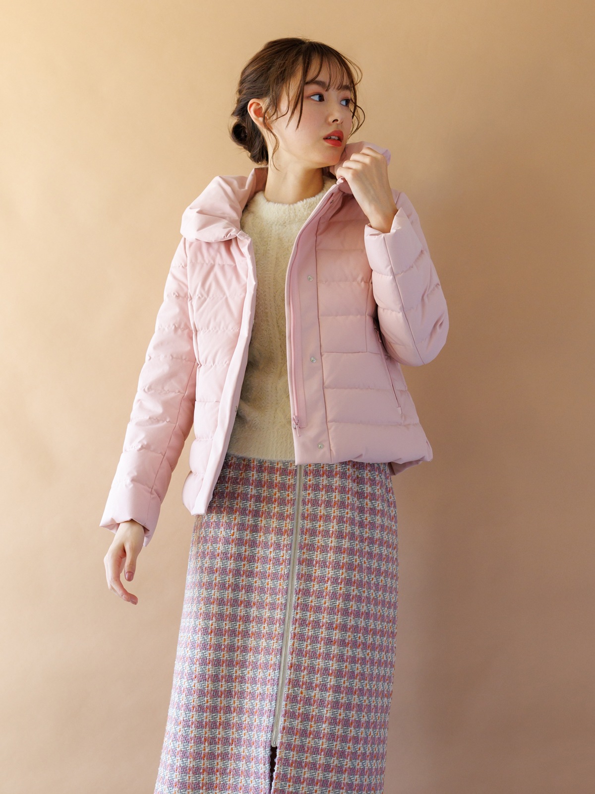 綾ストレッチ ショートダウン