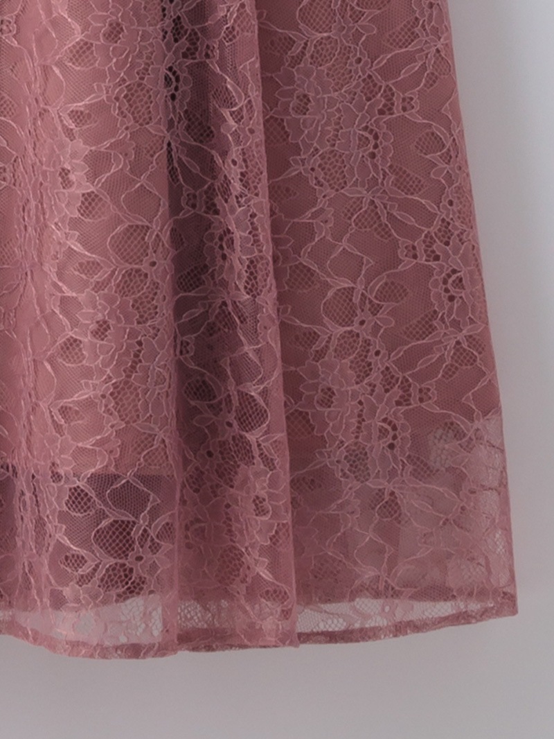 ﾚｰｽ×ｻﾃﾝ ﾊｷﾞﾌﾚｱｰﾜﾝﾋﾟｰｽ