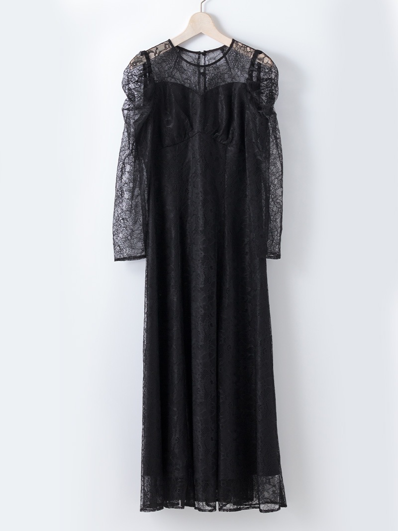 ﾚｰｽ×ｻﾃﾝ ﾊｷﾞﾌﾚｱｰﾜﾝﾋﾟｰｽ