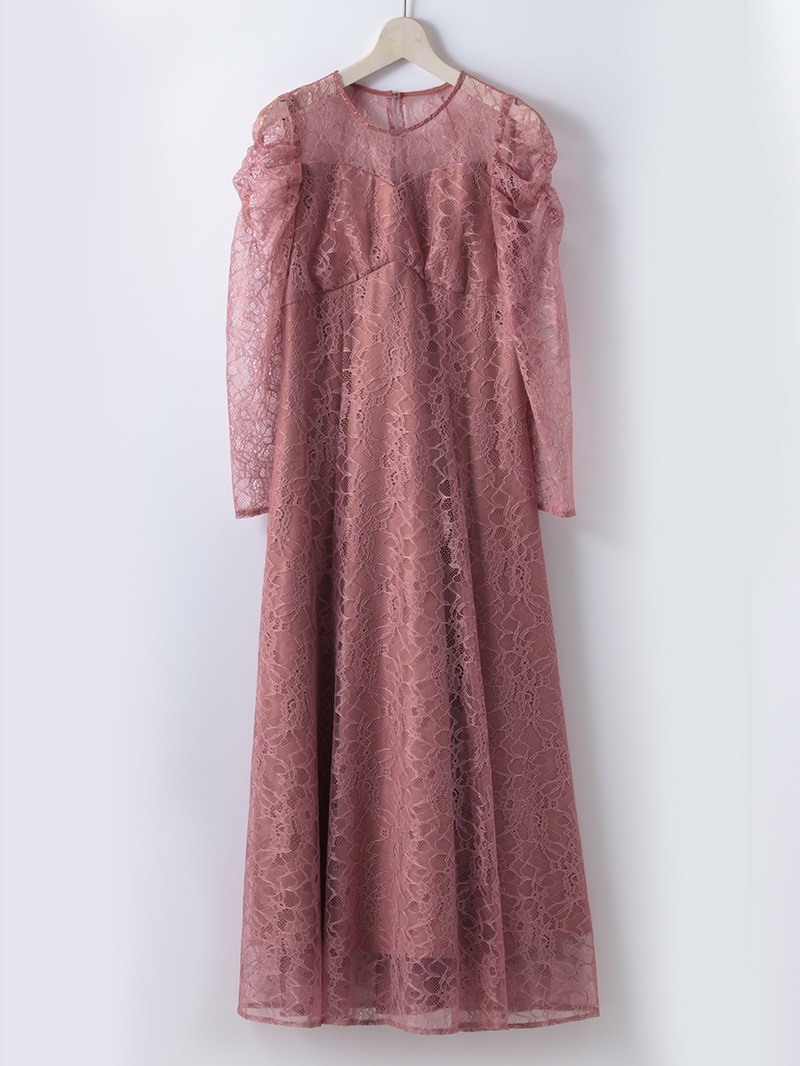 ﾚｰｽ×ｻﾃﾝ ﾊｷﾞﾌﾚｱｰﾜﾝﾋﾟｰｽ