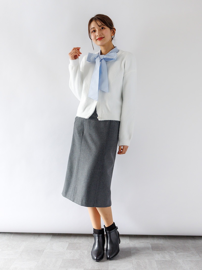 【50%OFF】ボウタイブラウス