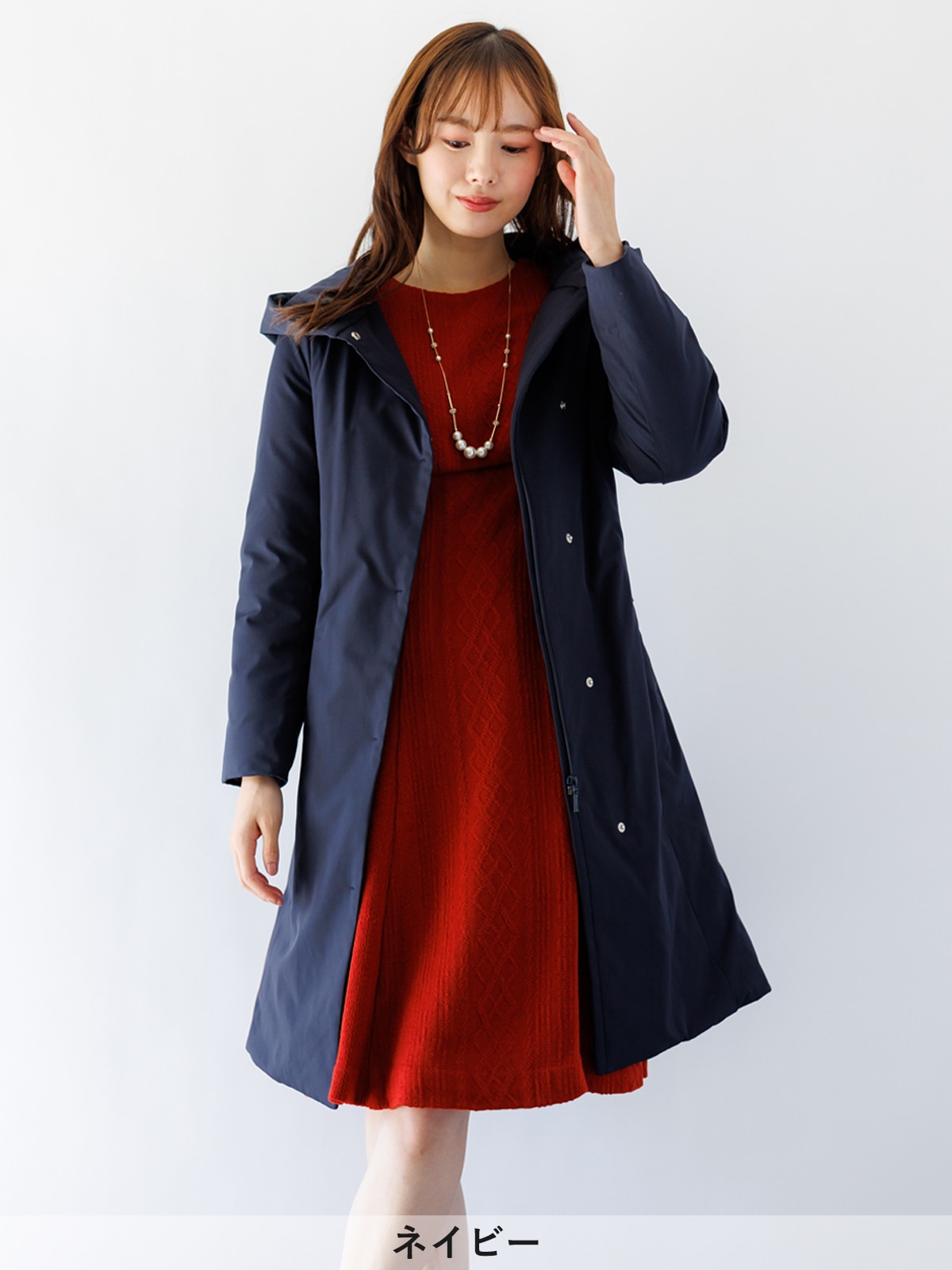 カールパークレーン（Karl Park Lane）/綾ストレッチ ロングダウン 綾ストレッチ ロングダウン｜KarLParkLane Style ONLINE SHOP