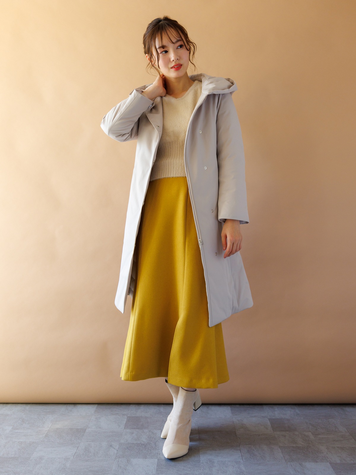 綾ストレッチ ロングダウン｜KarLParkLane Style ONLINE SHOP