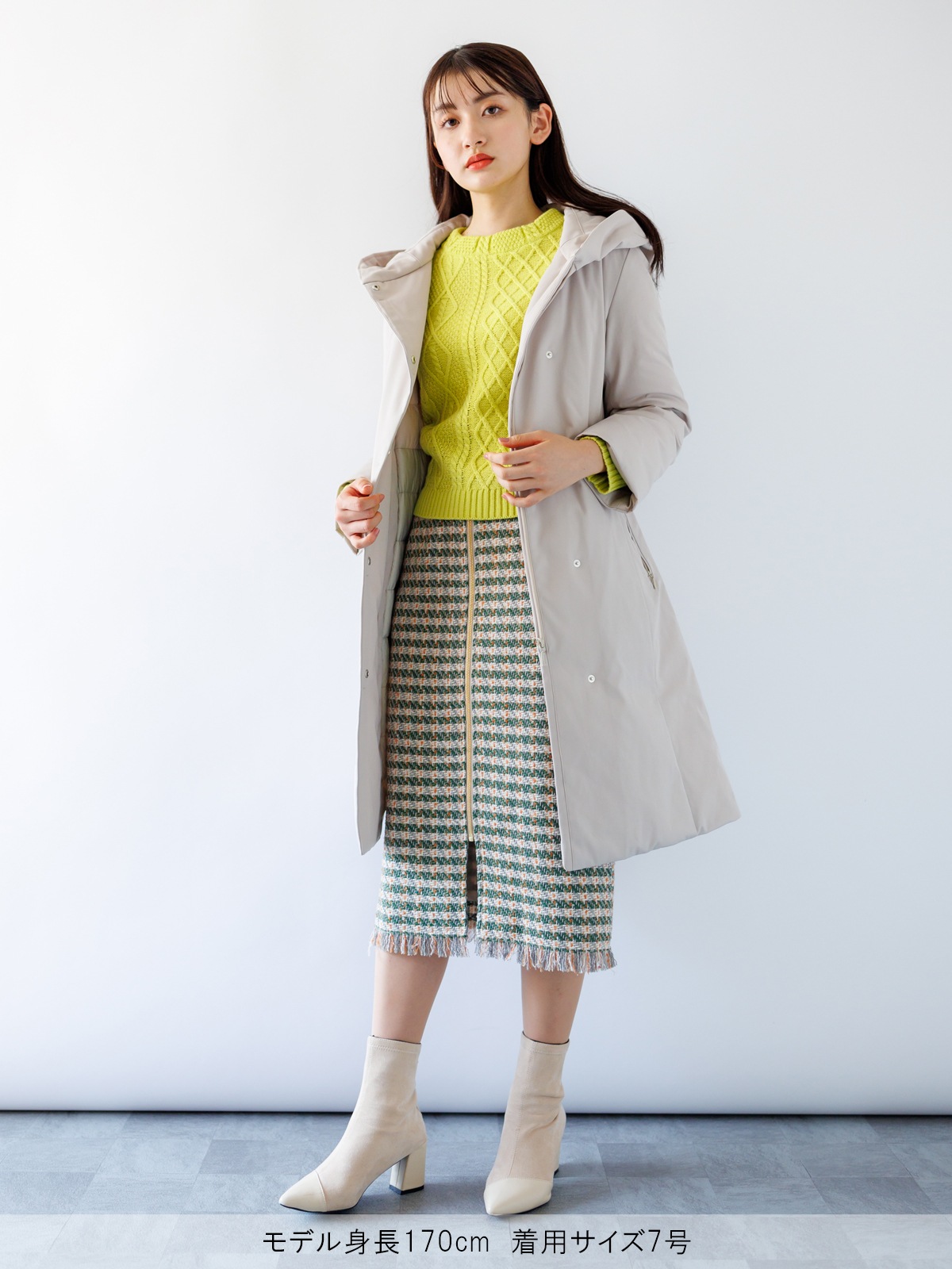 綾ストレッチ ロングダウン｜KarLParkLane Style ONLINE SHOP