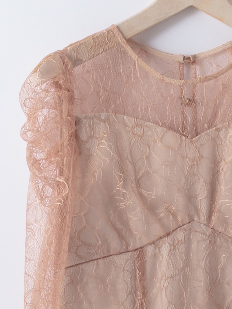 ﾚｰｽ×ｻﾃﾝ ﾊｷﾞﾌﾚｱｰﾜﾝﾋﾟｰｽ