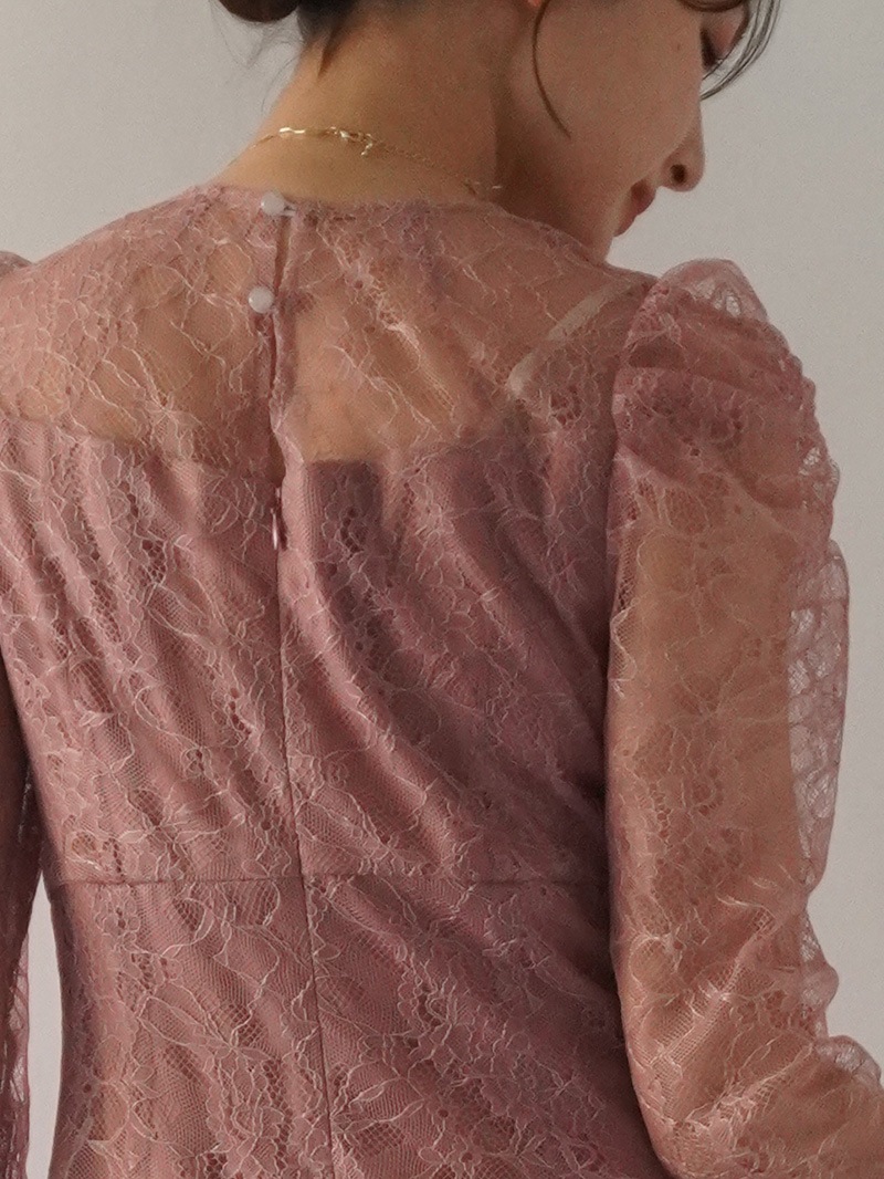 ﾚｰｽ×ｻﾃﾝ ﾊｷﾞﾌﾚｱｰﾜﾝﾋﾟｰｽ