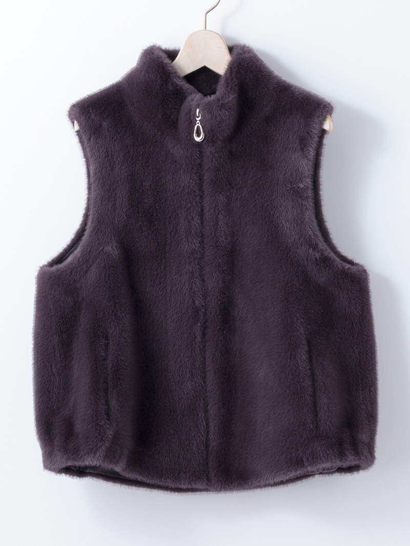 【50%OFF】エコファー ジレ