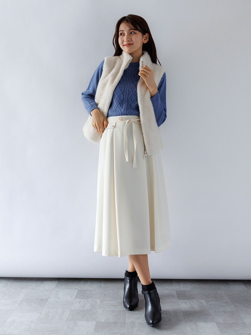 【50%OFF】エコファー ジレ