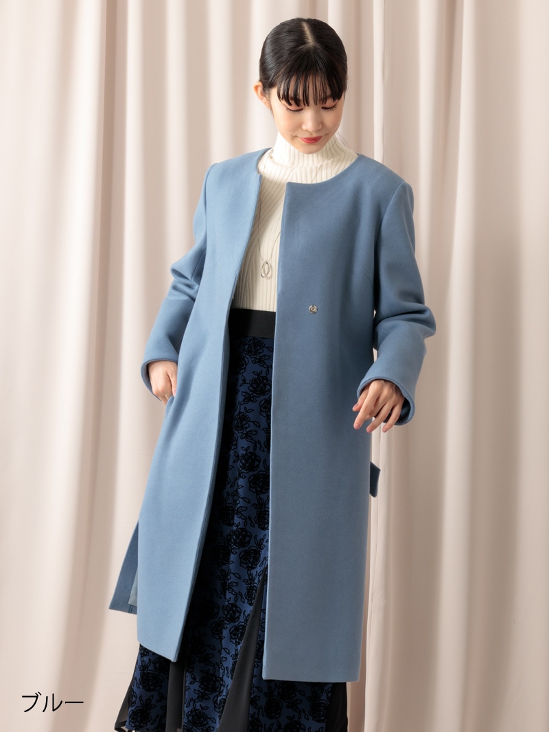 コンプレストメルトンフリースロングコート｜KarLParkLane Style