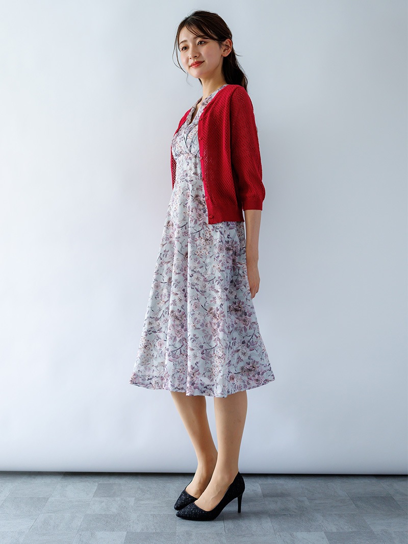 ｶｯﾄｼﾞｬｶﾞｰﾄﾞ×ﾌﾟﾘﾝﾄ ｶｼｭｸｰﾙﾜﾝﾋﾟｰｽ