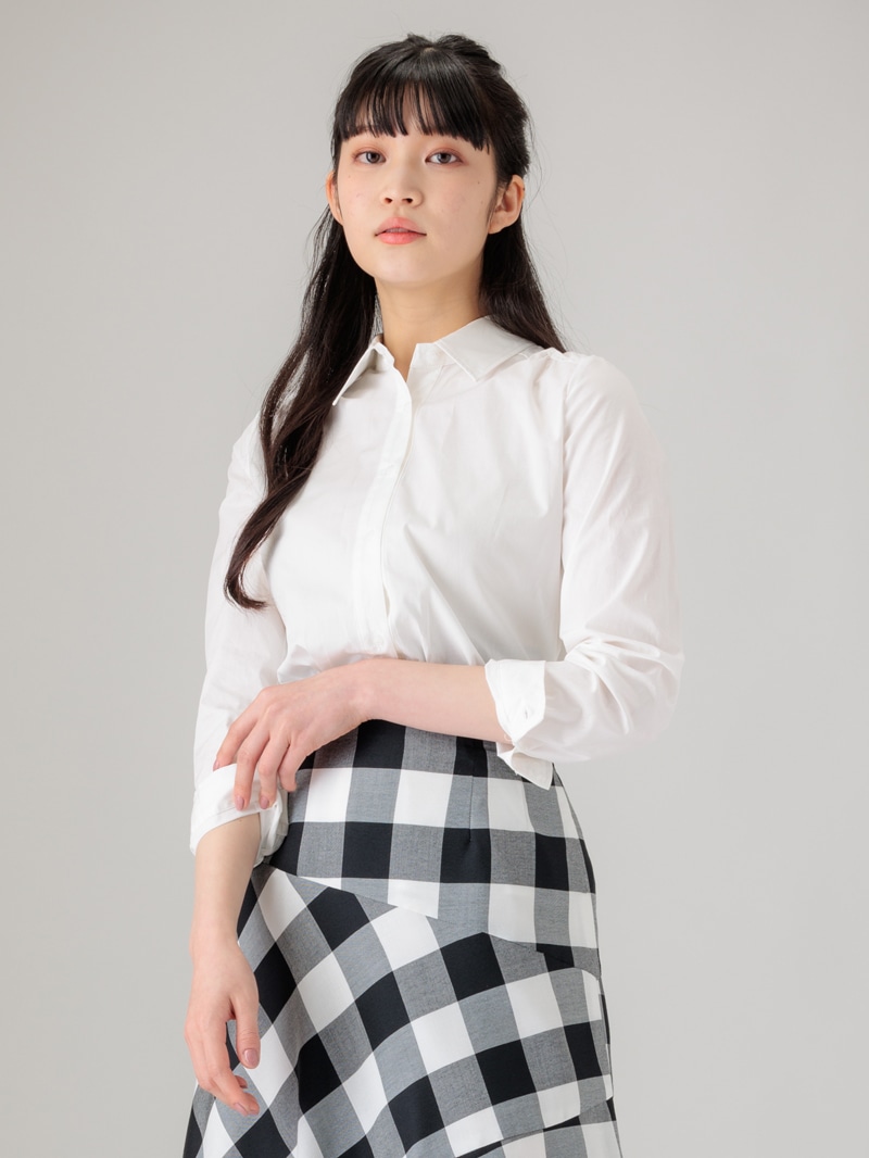 ブロード無地シャツ<SS>