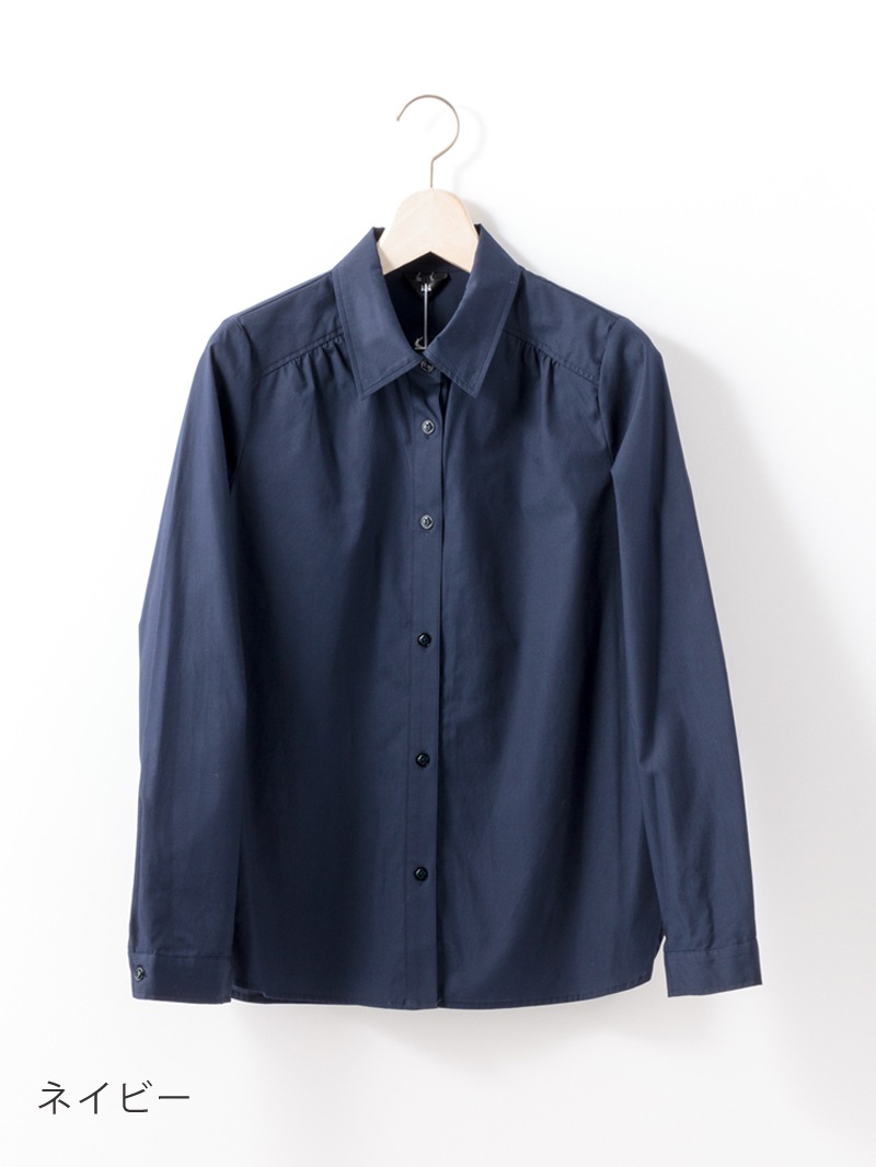 ブロード無地シャツ<SS>