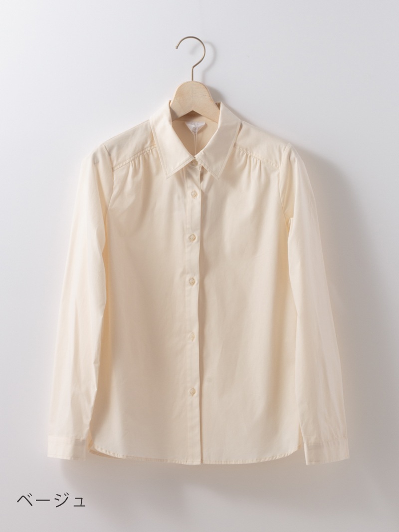 ブロード無地シャツ<SS>