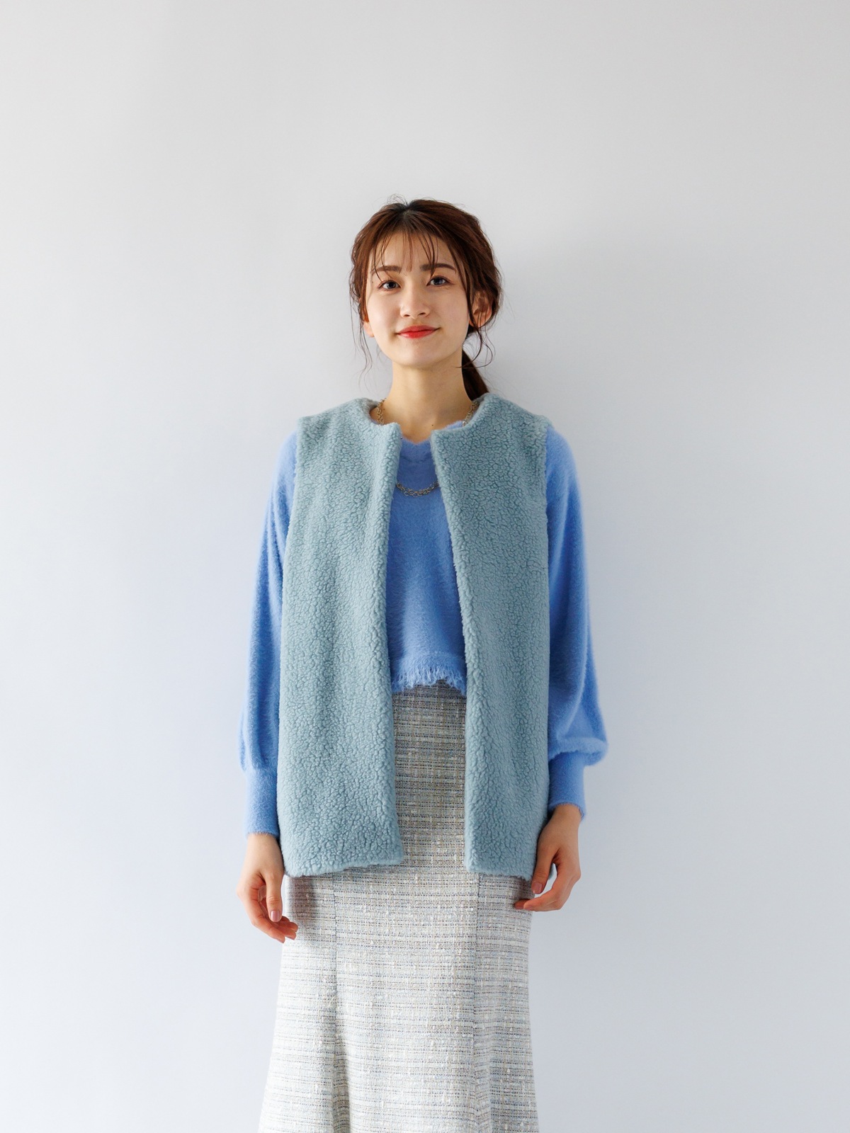 【60％OFF】ACNESボア ジレ