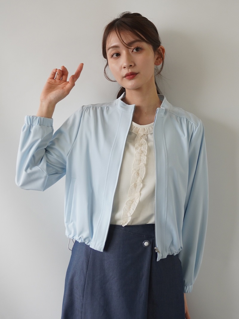 【20％OFF】フリル付半袖カットソー