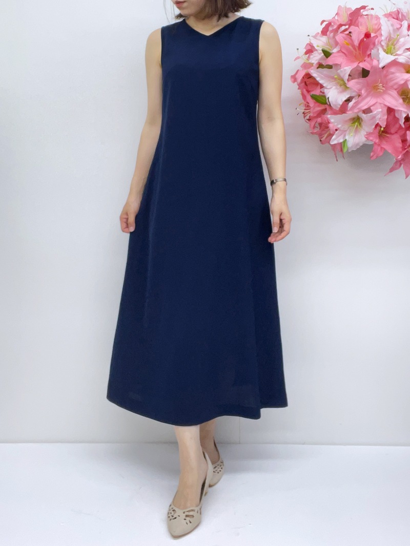 【70%OFF】ノースリAラインレースアップワンピース《大決算SALE》
