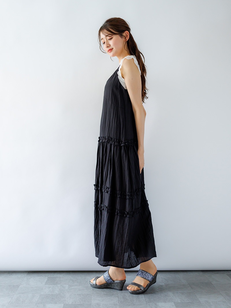 ティアードキャミワンピース