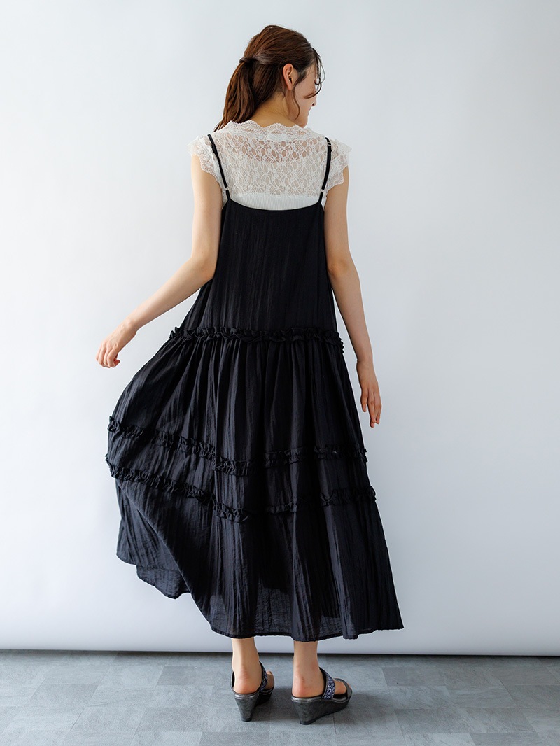 ティアードキャミワンピース