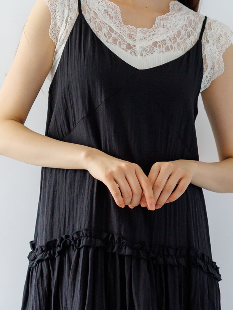 ティアードキャミワンピース