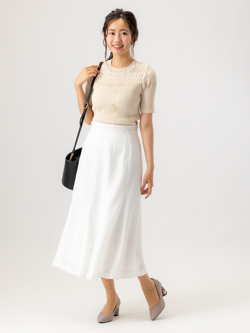 シャネル　フレアースカート ドライツイストクロスマチ付フレアースカート｜KarLParkLane Style