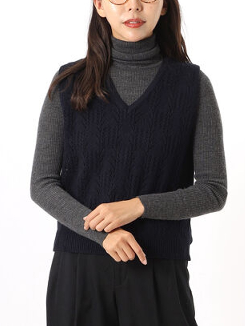 【3,000円均一】7Gケーブル柄ベスト