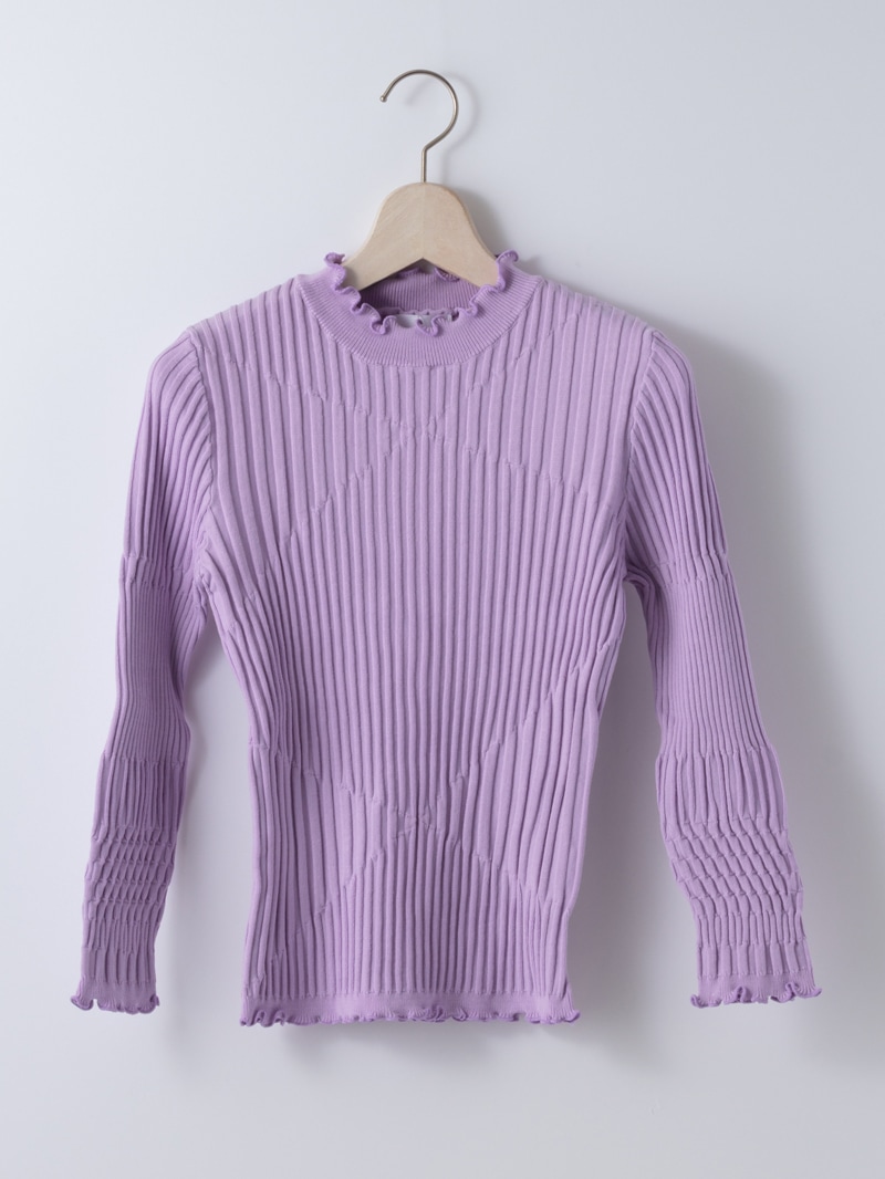 50%OFF】端メロー切替リブハイネックニット｜KarLParkLane Style