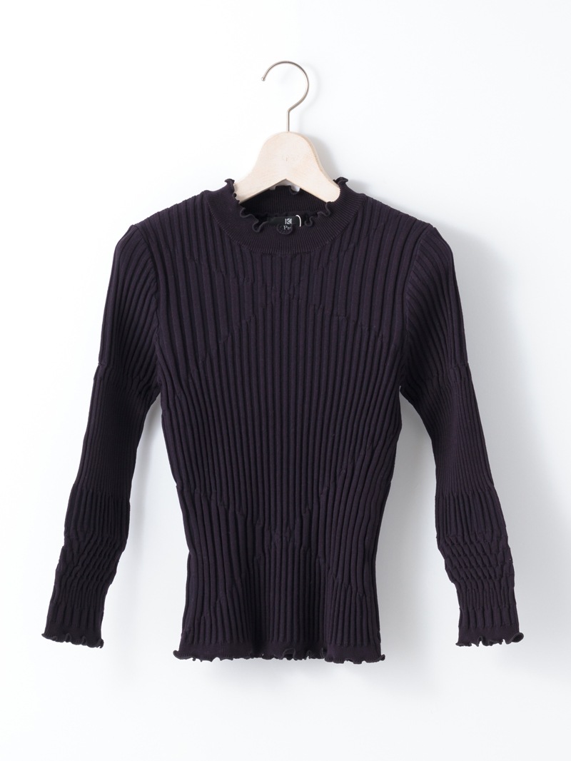 端メロー切替リブハイネックニット｜KarLParkLane Style ONLINE SHOP