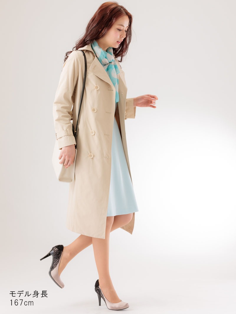 【50%OFF】ミント混ソリビアフレアーワンピース