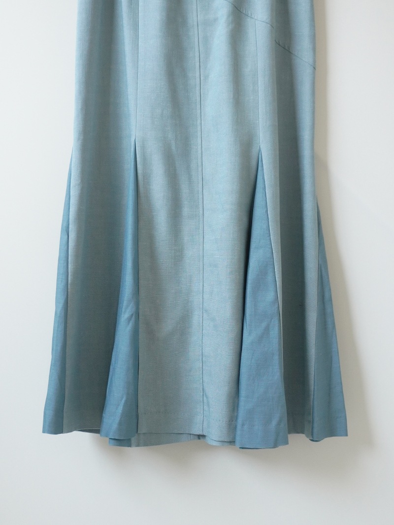 オ・ト・ナオックス配色マチ布マーメイドスカート