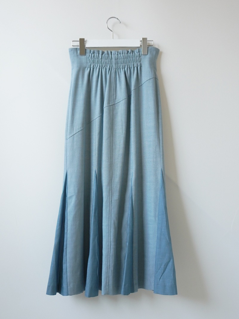 オ・ト・ナオックス配色マチ布マーメイドスカート