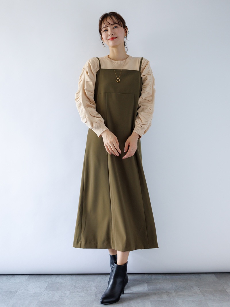 ダブルクロスキャミワンピース