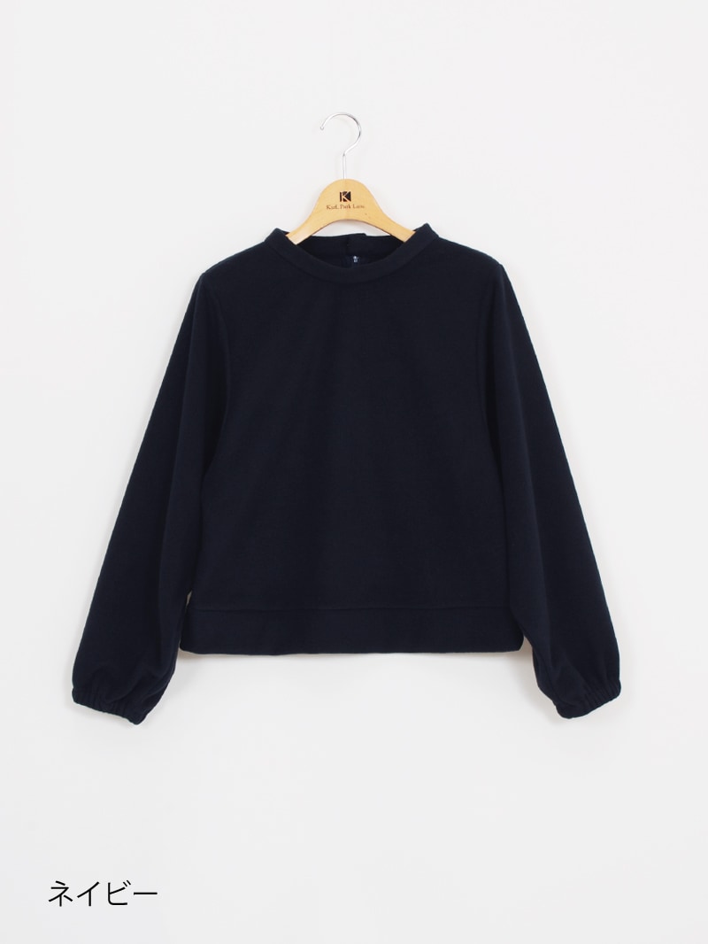 トスカーナフリース立衿ドルマン風カットソー<アウトレット均一価格>