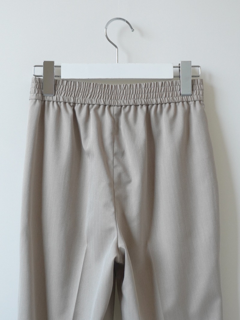 THEヘリンボーンウエストゴムセンタープレスパンツ
