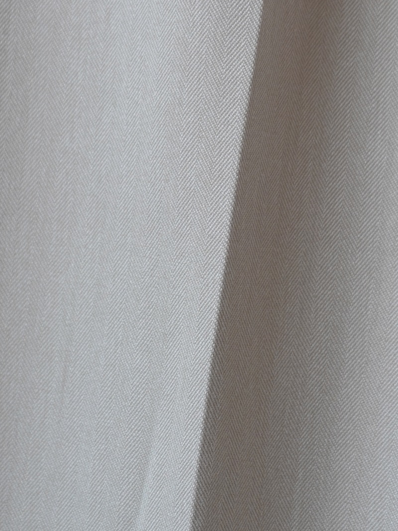 THEヘリンボーンウエストゴムセンタープレスパンツ