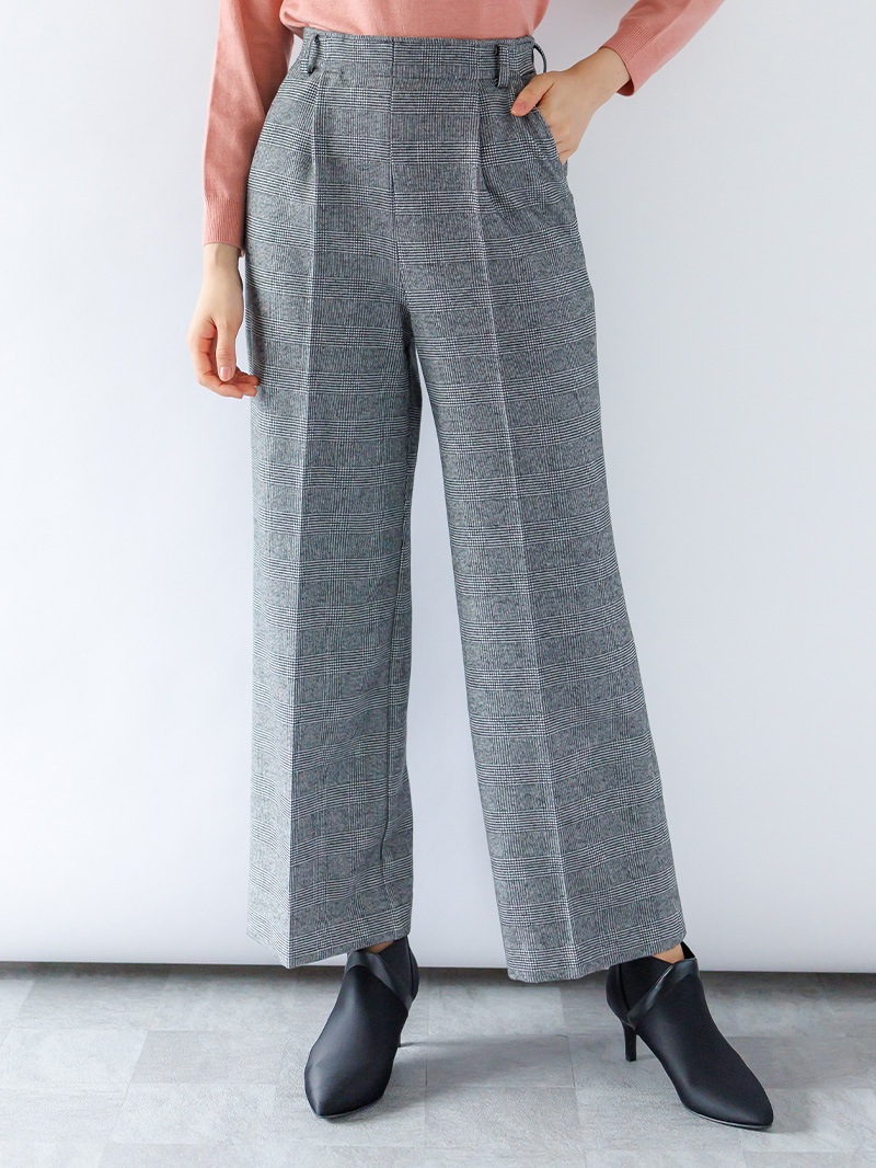 両面起毛太身パンツ