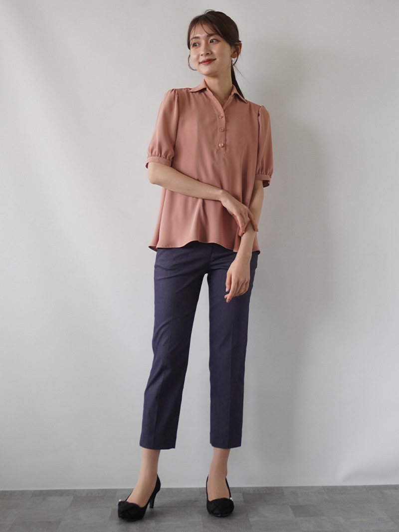 【20％OFF】ウォッシャブルAラインチュニック