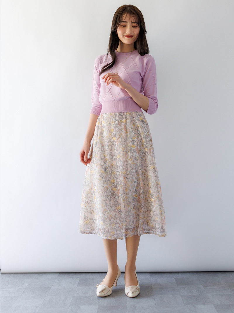 限定70％OFF】丸首ダイヤ柄ニット｜KarLParkLane Style ONLINE SHOP