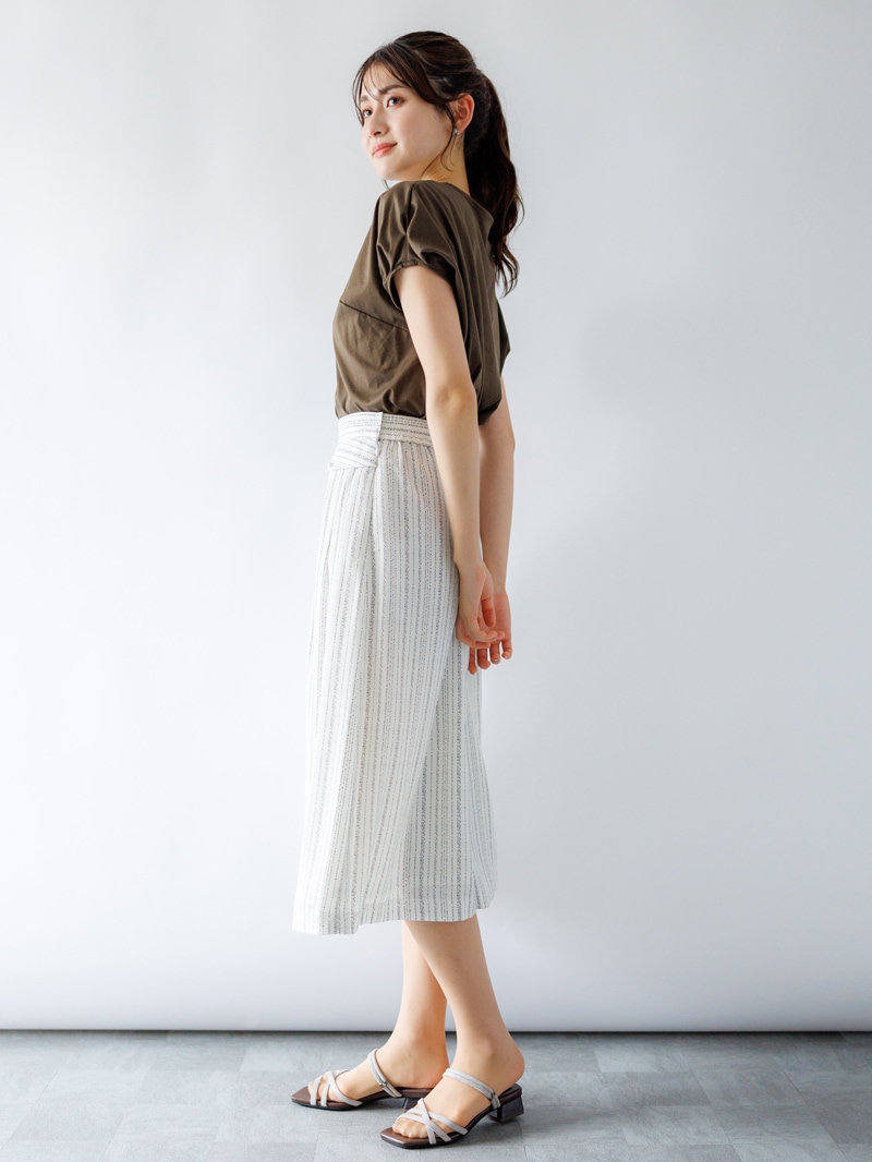 【春SALE】ストライプガウチョ