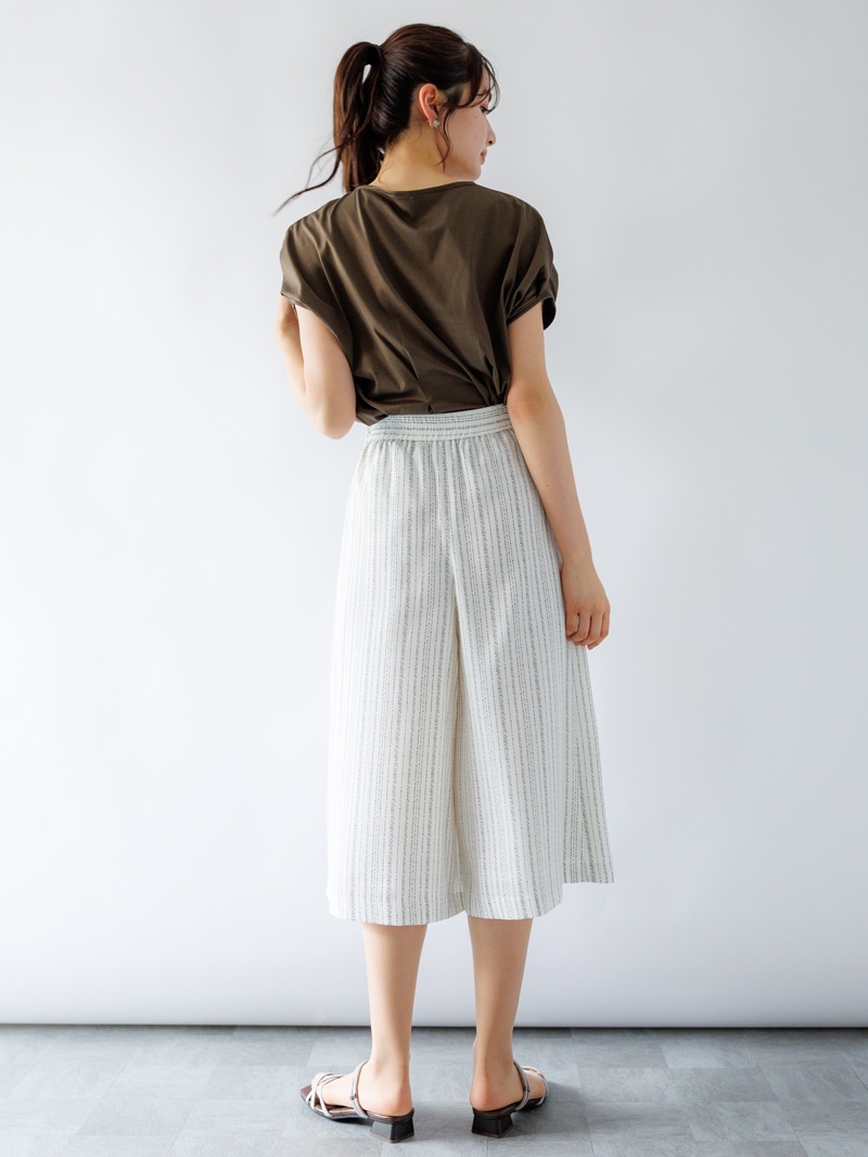 【春SALE】ストライプガウチョ