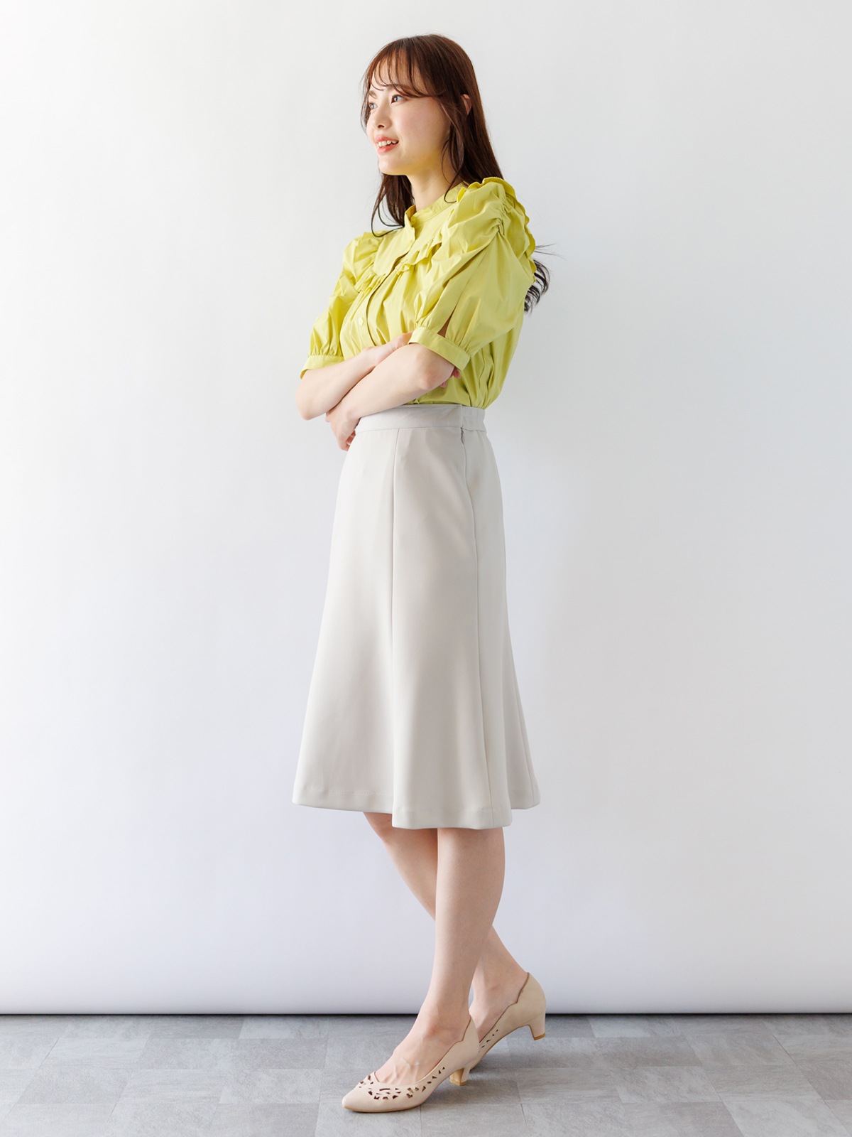 アクアスーチングひざ丈マーメイドスカート｜KarLParkLane Style